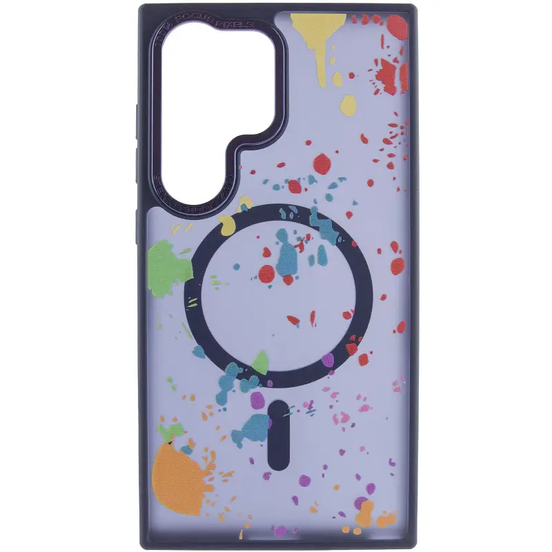 Чехол TPU+PC Flush with Magnetic Fit для Samsung Galaxy S24 Ultra, Dark blue 1, TPU+PC, купить оптом с доставкой