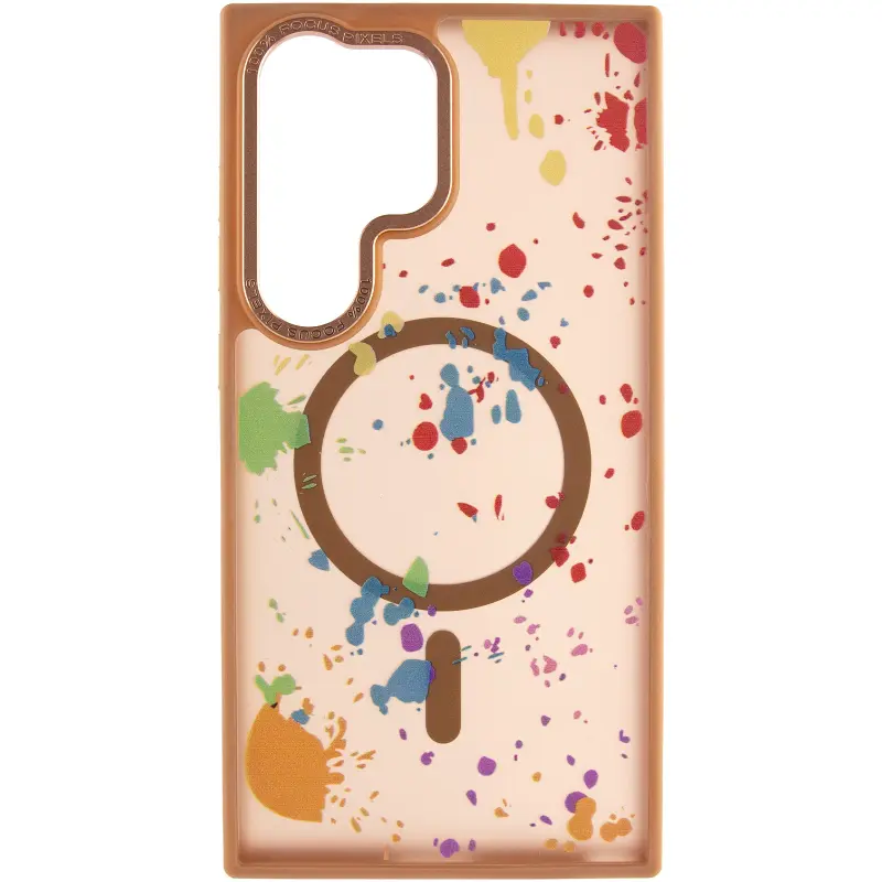 Чехол TPU+PC Flush with Magnetic Fit для Samsung Galaxy S24 Ultra, Desert gold 1, TPU+PC, купить оптом с доставкой