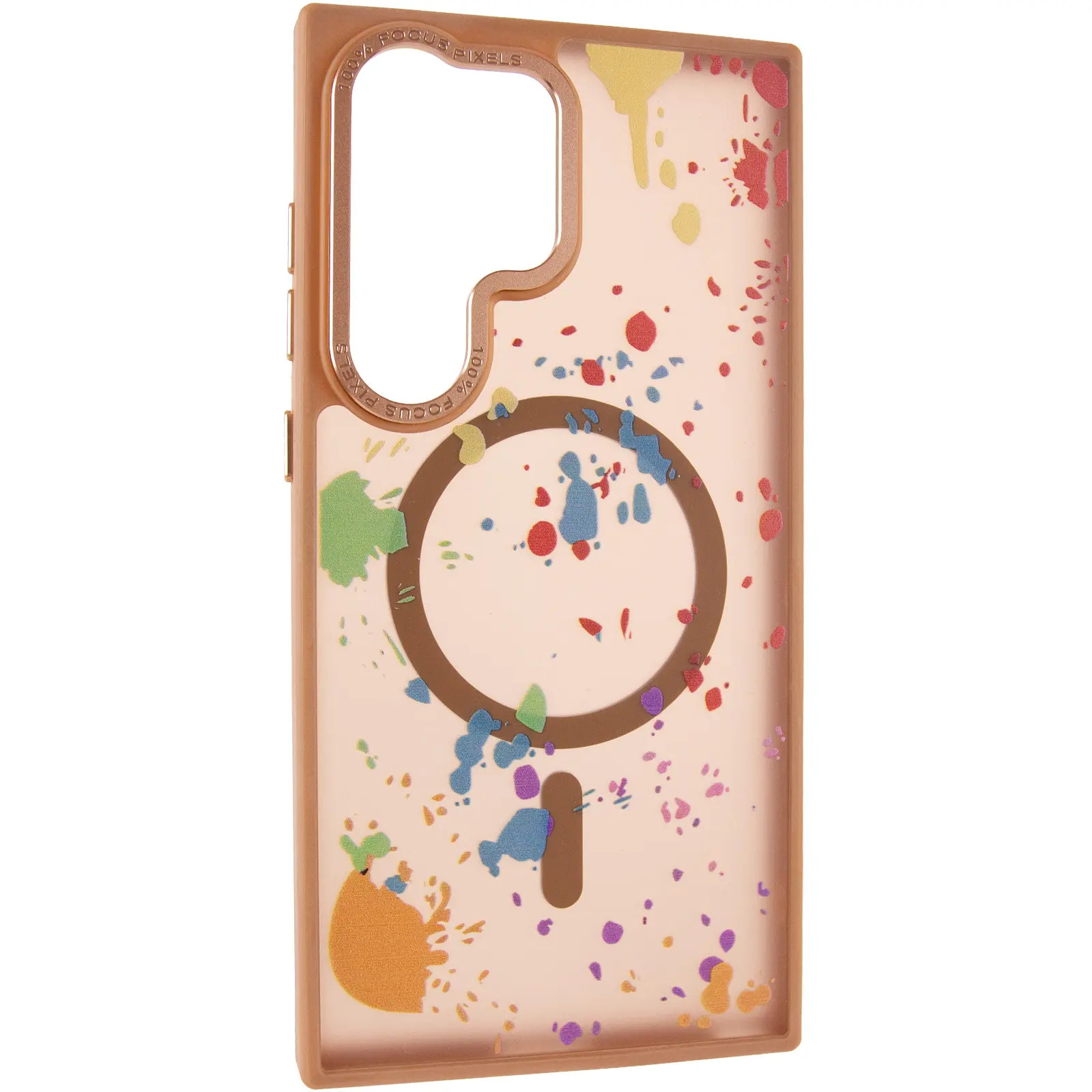 Чехол TPU+PC Flush with Magnetic Fit для Samsung Galaxy S24 Ultra, Desert gold, TPU+PC, купить оптом с доставкой