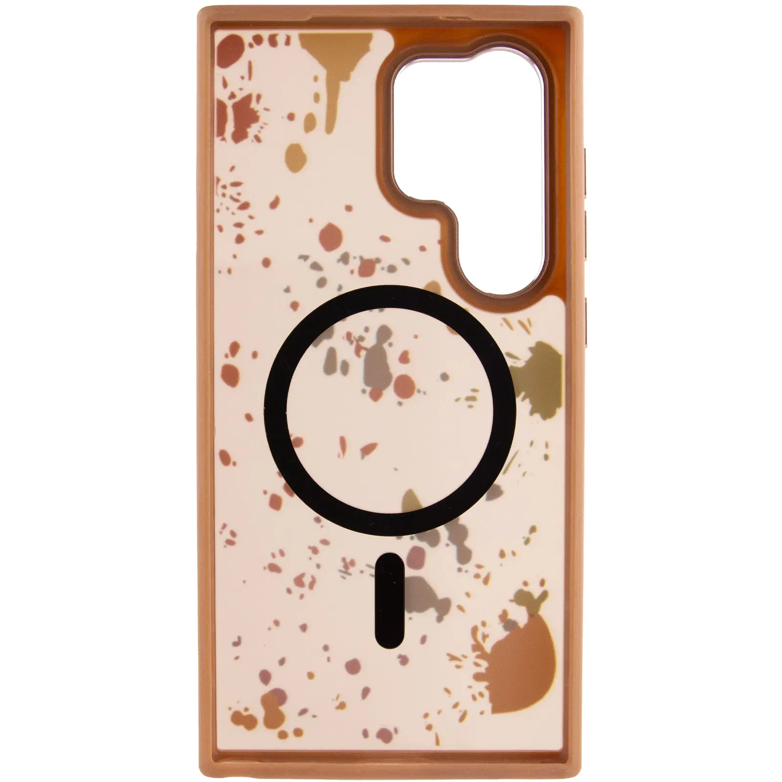 Чехол TPU+PC Flush with Magnetic Fit для Samsung Galaxy S24 Ultra, Desert gold 2, TPU+PC, купить оптом с доставкой