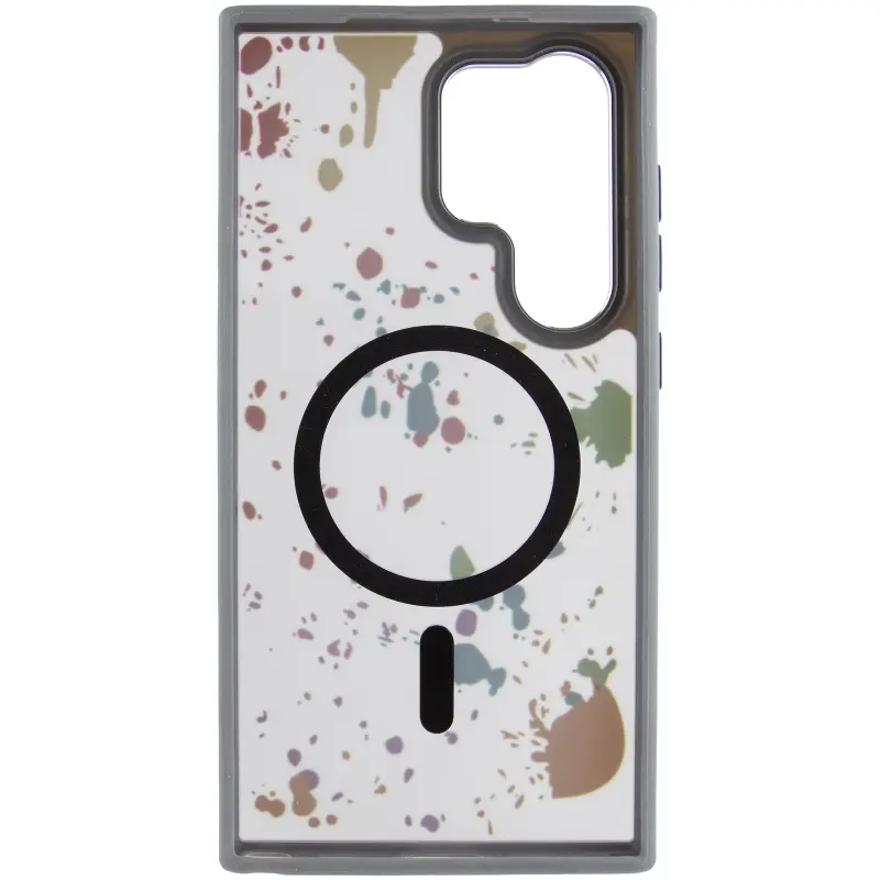 Чехол TPU+PC Flush with Magnetic Fit для Samsung Galaxy S24 Ultra, Titanium grey 2, TPU+PC, купить оптом с доставкой