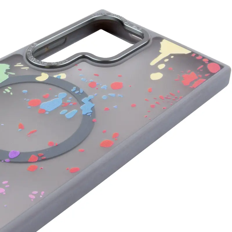 Чехол TPU+PC Flush with Magnetic Fit для Samsung Galaxy S24 Ultra, Titanium grey 3, TPU+PC, купить оптом с доставкой