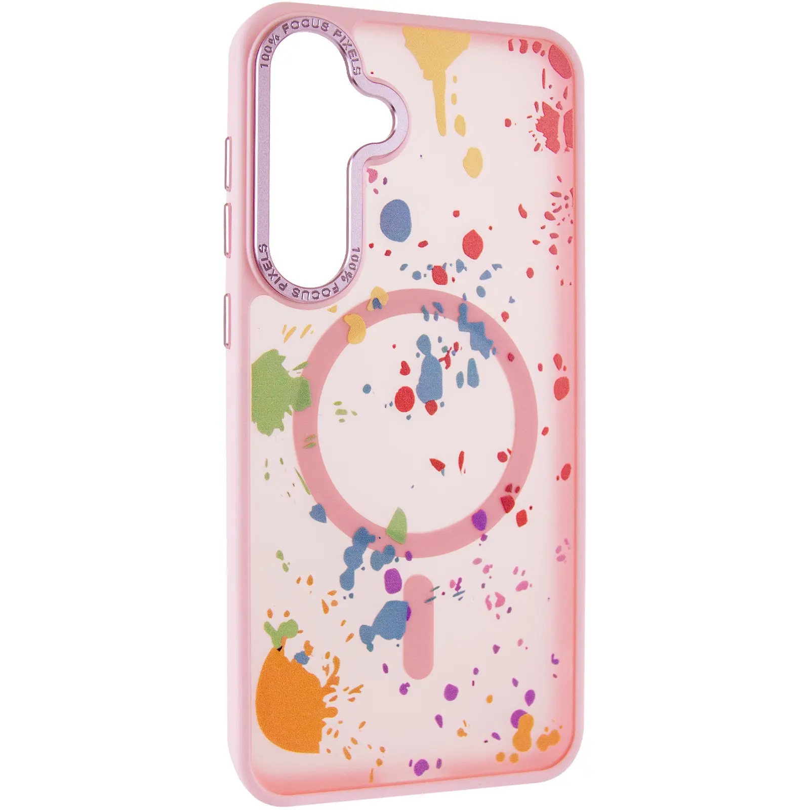 Чехол TPU+PC Flush with Magnetic Fit для Samsung Galaxy S24 FE, Baby pink, TPU+PC, купить оптом с доставкой