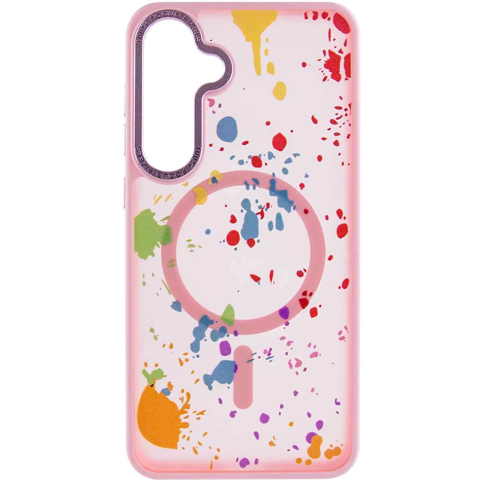 Чехол TPU+PC Flush with Magnetic Fit для Samsung Galaxy S24 FE, Baby pink 1, TPU+PC, купить оптом с доставкой