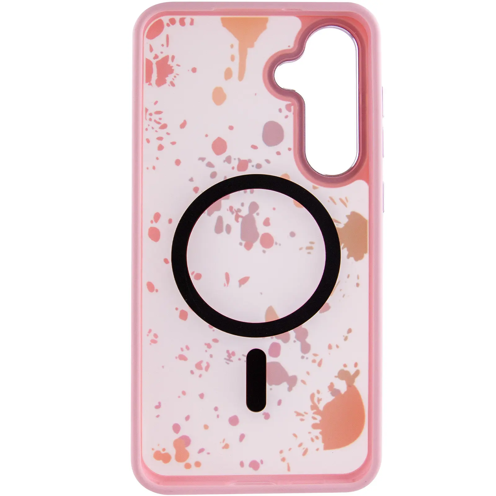 Чехол TPU+PC Flush with Magnetic Fit для Samsung Galaxy S24 FE, Baby pink 2, TPU+PC, купить оптом с доставкой