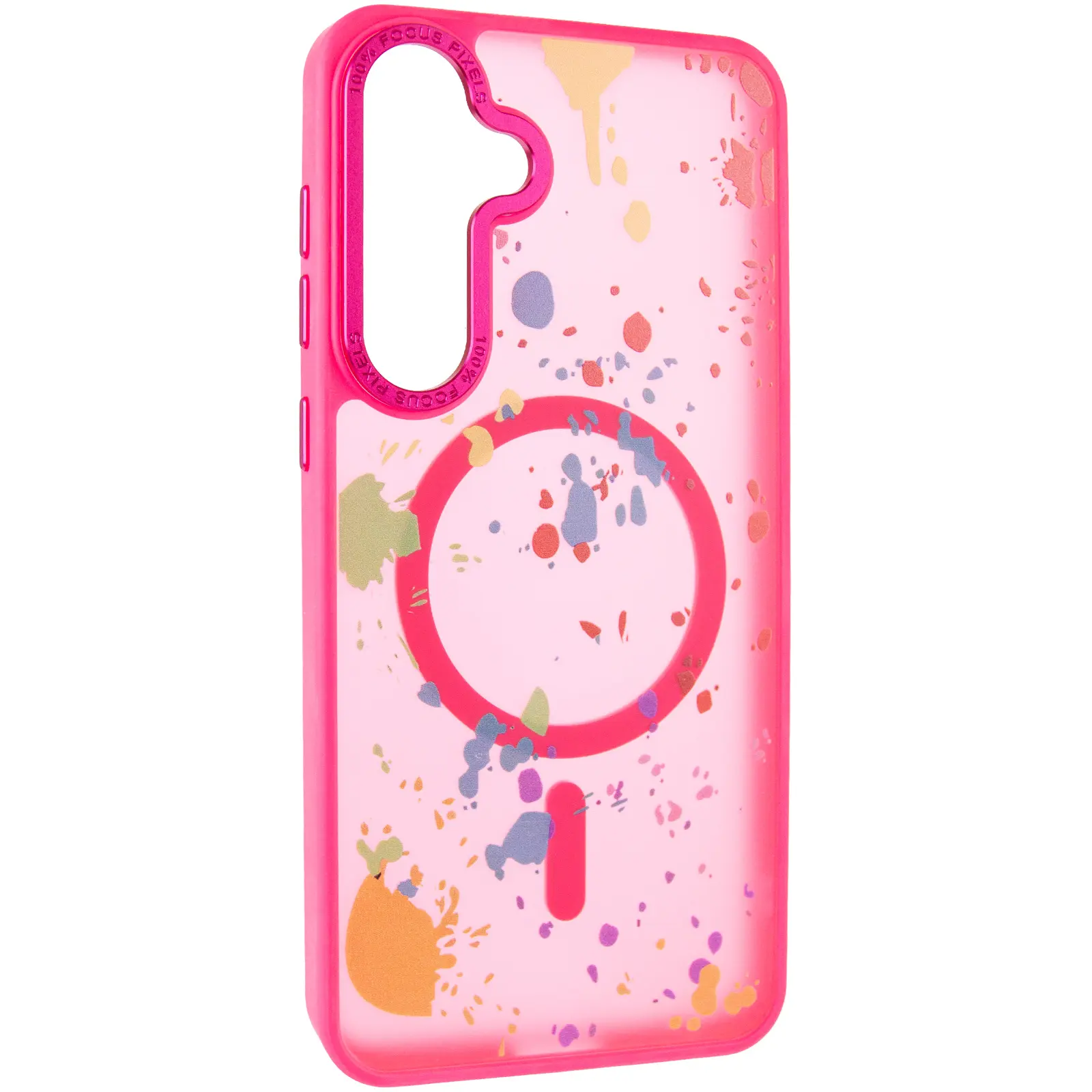 Чехол TPU+PC Flush with Magnetic Fit для Samsung Galaxy S24 FE, Barbie Pink, TPU+PC, купить оптом с доставкой