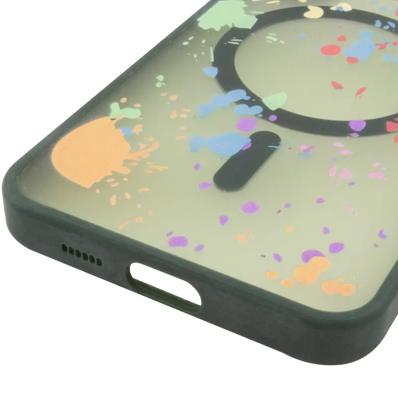 Чехол TPU+PC Flush with Magnetic Fit для Samsung Galaxy S24 FE, Dark green 4, TPU+PC, купить оптом с доставкой