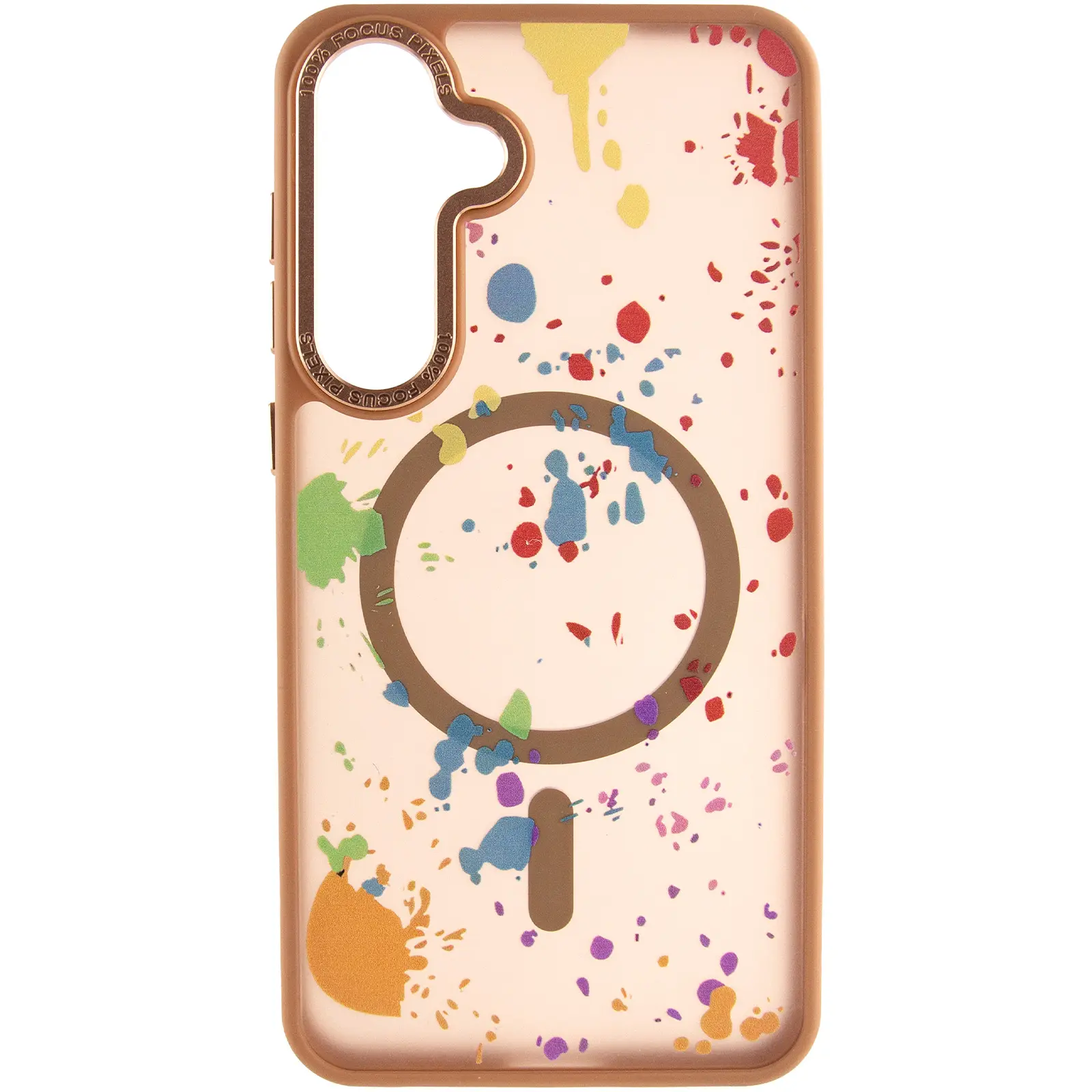Чехол TPU+PC Flush with Magnetic Fit для Samsung Galaxy S24 FE, Desert gold 1, TPU+PC, купить оптом с доставкой