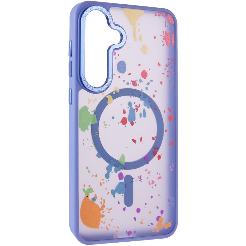 Чохол TPU+PC Flush with MagSafe для Samsung Galaxy S24 FE у дизайні: на малюнкі №1