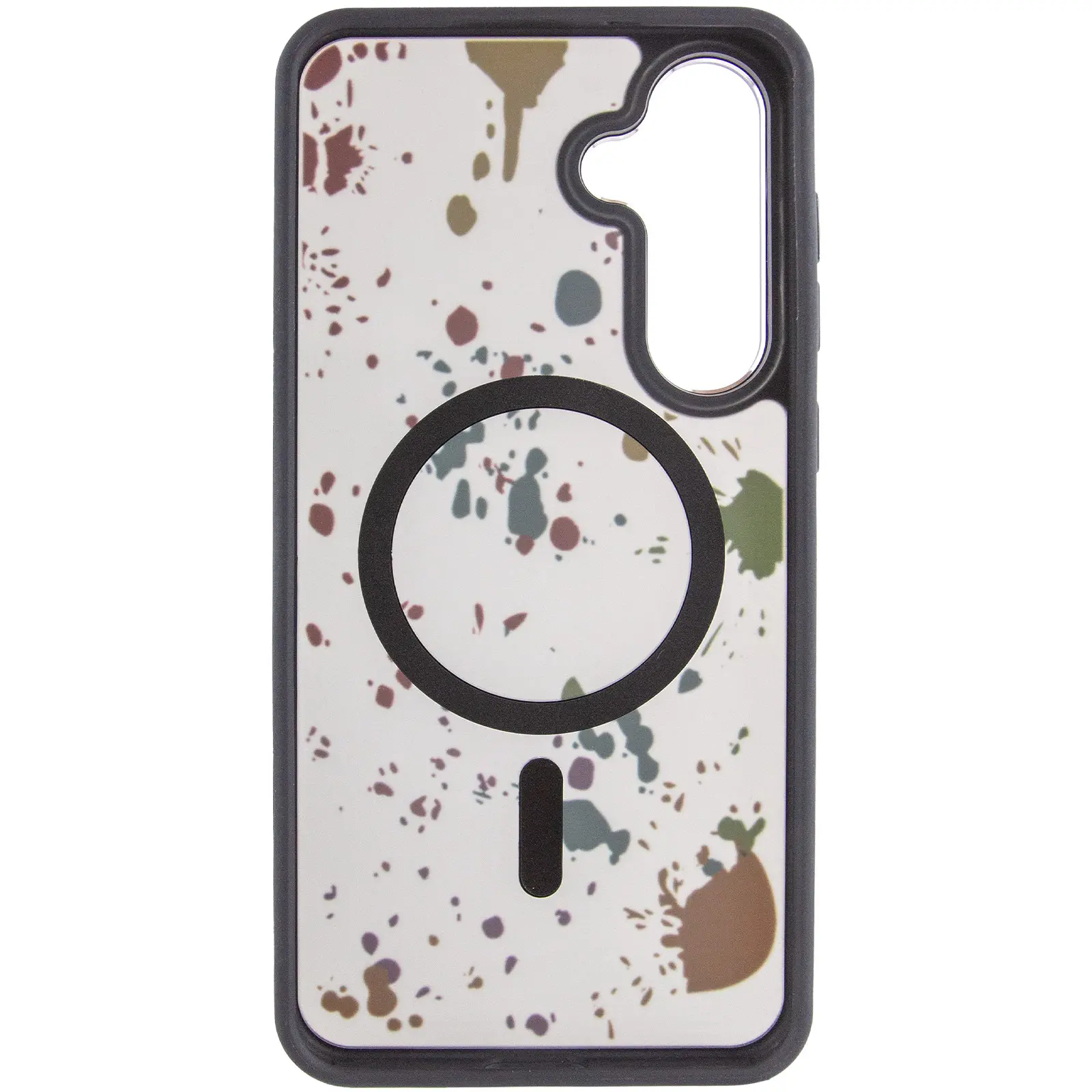Чехол TPU+PC Flush with Magnetic Fit для Samsung Galaxy S24 FE, Titanium black 2, TPU+PC, купить оптом с доставкой