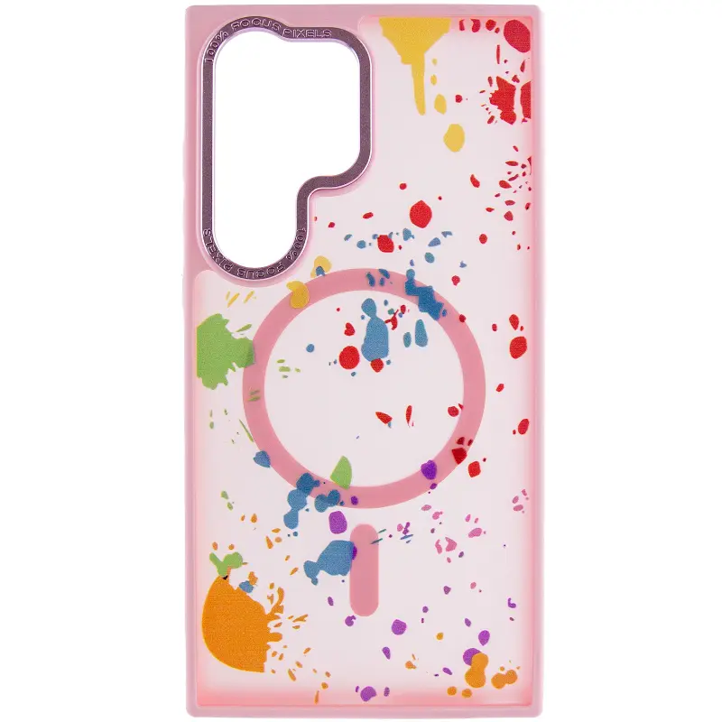 Чехол TPU+PC Flush with Magnetic Fit для Samsung Galaxy S25 Ultra , Baby pink 1, TPU+PC, купить оптом с доставкой