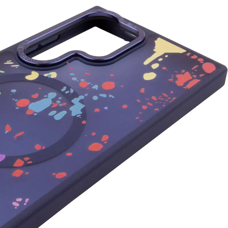 Чехол TPU+PC Flush with Magnetic Fit для Samsung Galaxy S25 Ultra , Dark blue 3, TPU+PC, купить оптом с доставкой