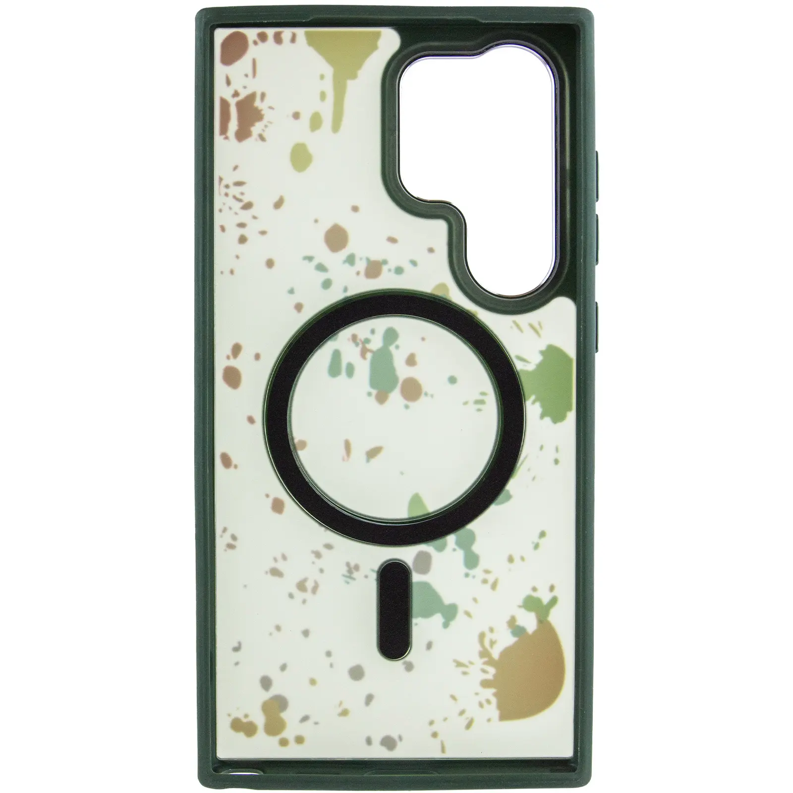Чехол TPU+PC Flush with Magnetic Fit для Samsung Galaxy S25 Ultra , Dark green 2, TPU+PC, купить оптом с доставкой