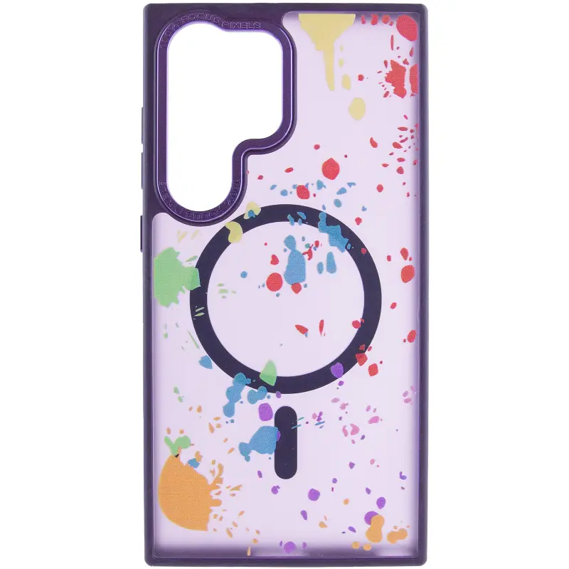 Чехол TPU+PC Flush with Magnetic Fit для Samsung Galaxy S25 Ultra , Dark purple 1, TPU+PC, купить оптом с доставкой