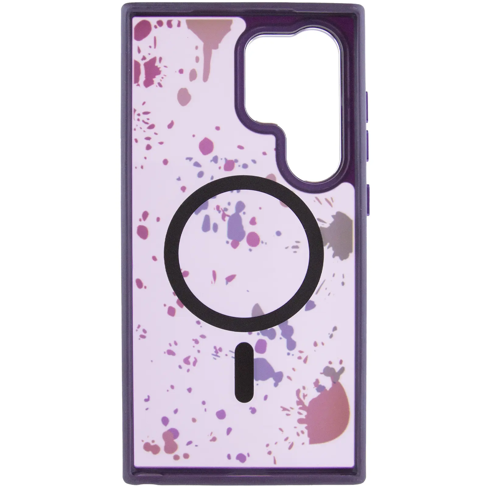 Чехол TPU+PC Flush with Magnetic Fit для Samsung Galaxy S25 Ultra , Dark purple 2, TPU+PC, купить оптом с доставкой