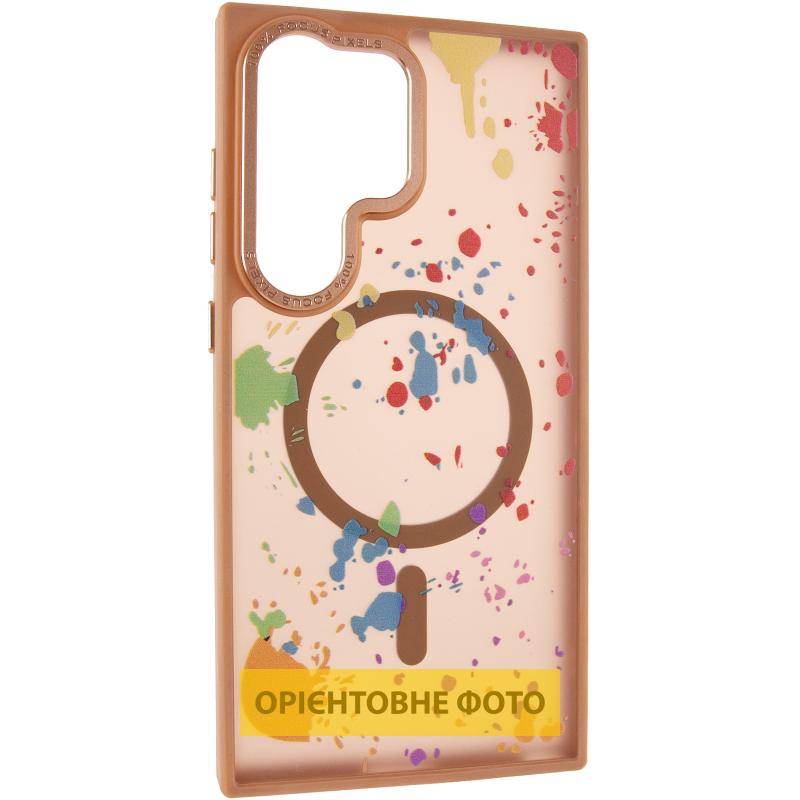 Чохол TPU+PC Flush with MagSafe для Samsung Galaxy S25 Ultra у дизайні: на малюнкі №1