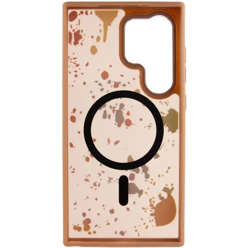 Чехол TPU+PC Flush with Magnetic Fit для Samsung Galaxy S25 Ultra , Desert gold 2, TPU+PC, купить оптом с доставкой