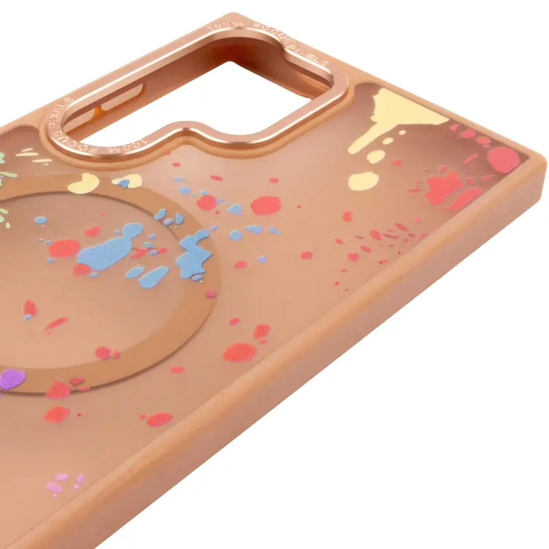 Чехол TPU+PC Flush with Magnetic Fit для Samsung Galaxy S25 Ultra , Desert gold 3, TPU+PC, купить оптом с доставкой