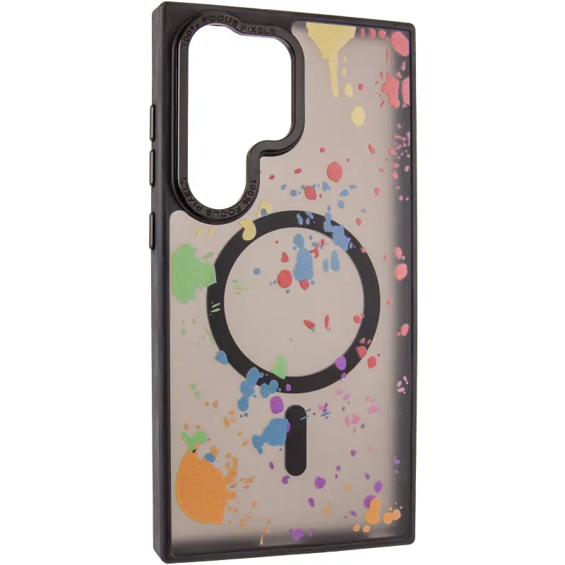 Чехол TPU+PC Flush with Magnetic Fit для Samsung Galaxy S25 Ultra , Titanium black, TPU+PC, купить оптом с доставкой