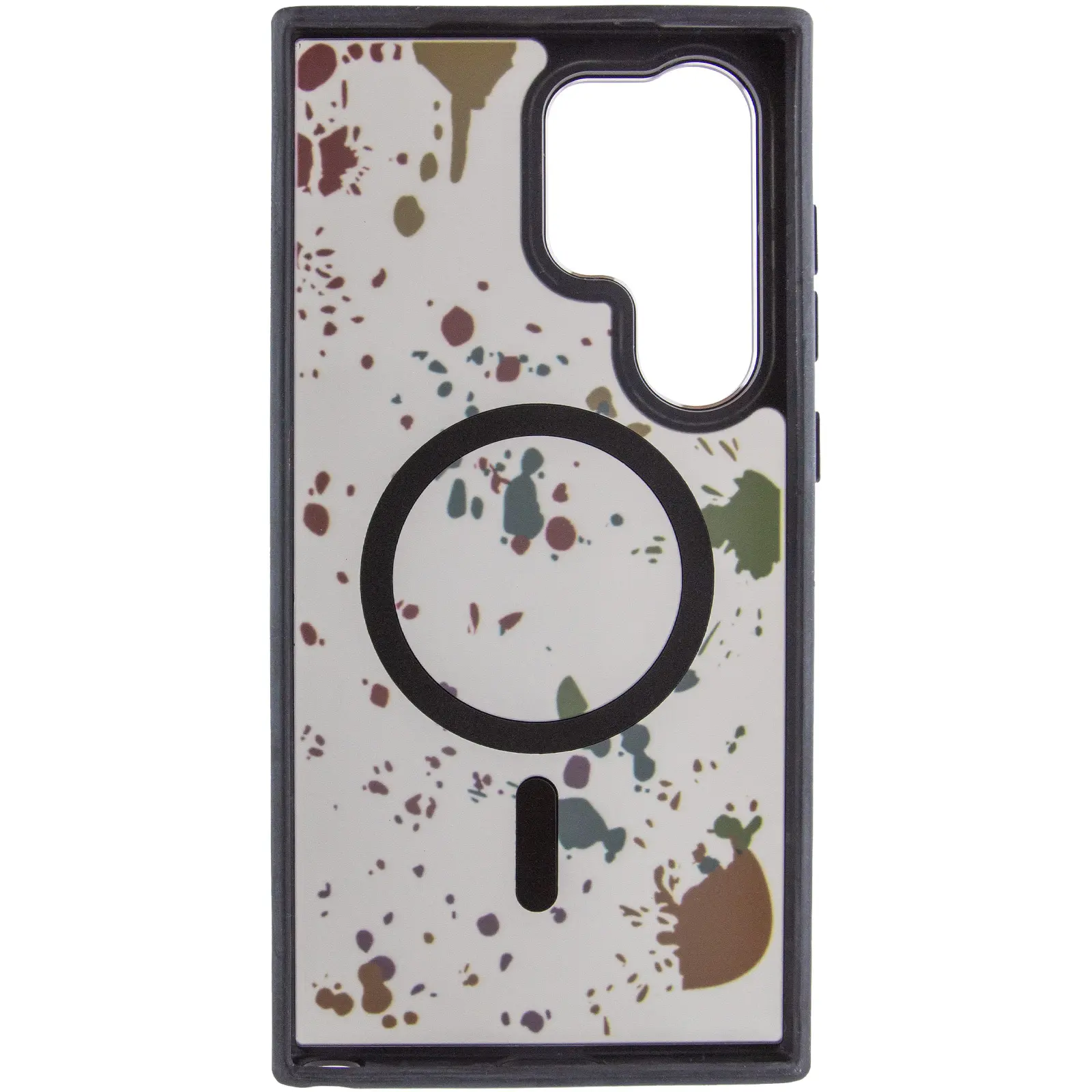 Чехол TPU+PC Flush with Magnetic Fit для Samsung Galaxy S25 Ultra , Titanium black 2, TPU+PC, купить оптом с доставкой