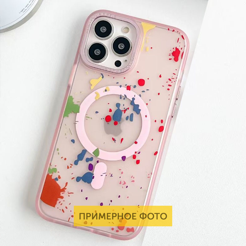 Чехол TPU+PC Flush with MagSafe для Apple iPhone 16e (6.1) в дизайне: Фото 2 Чехол TPU+PC Flush with MagSafe для Apple iPhone 16e (6.1) в дизайне: на картинке №2