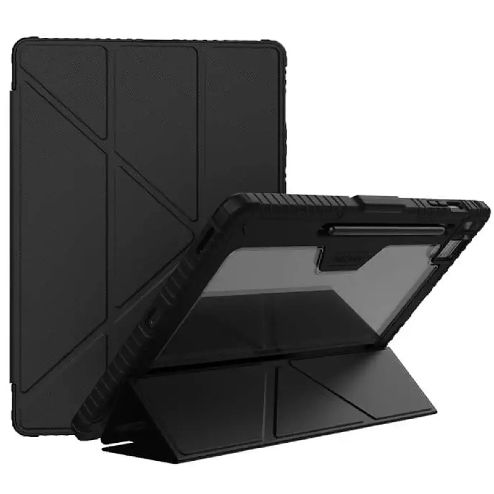 Чехол-книжка Nillkin Bumper Pro Multi-angle для Samsung Galaxy Tab S10 FE+ (13.1"), Black 1, TPU+PC, купить оптом с доставкой
