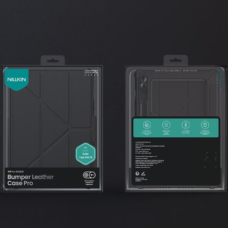 Протиударний чохол-книжка Nillkin Bumper Pro Multi-angle для Samsung Galaxy Tab S10 FE 10.9 |Зі шторкою на камеру| на малюнкі №6