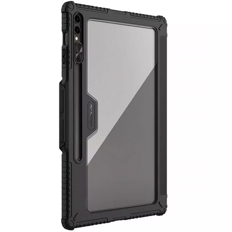 Уценка Чехол-книжка Nillkin Bumper Pro Multi-angle для Samsung Galaxy Tab S10 Ultra / S9 Ultra, Поврежденная упаковка / Black 1, TPU+PC, купить оптом с доставкой
