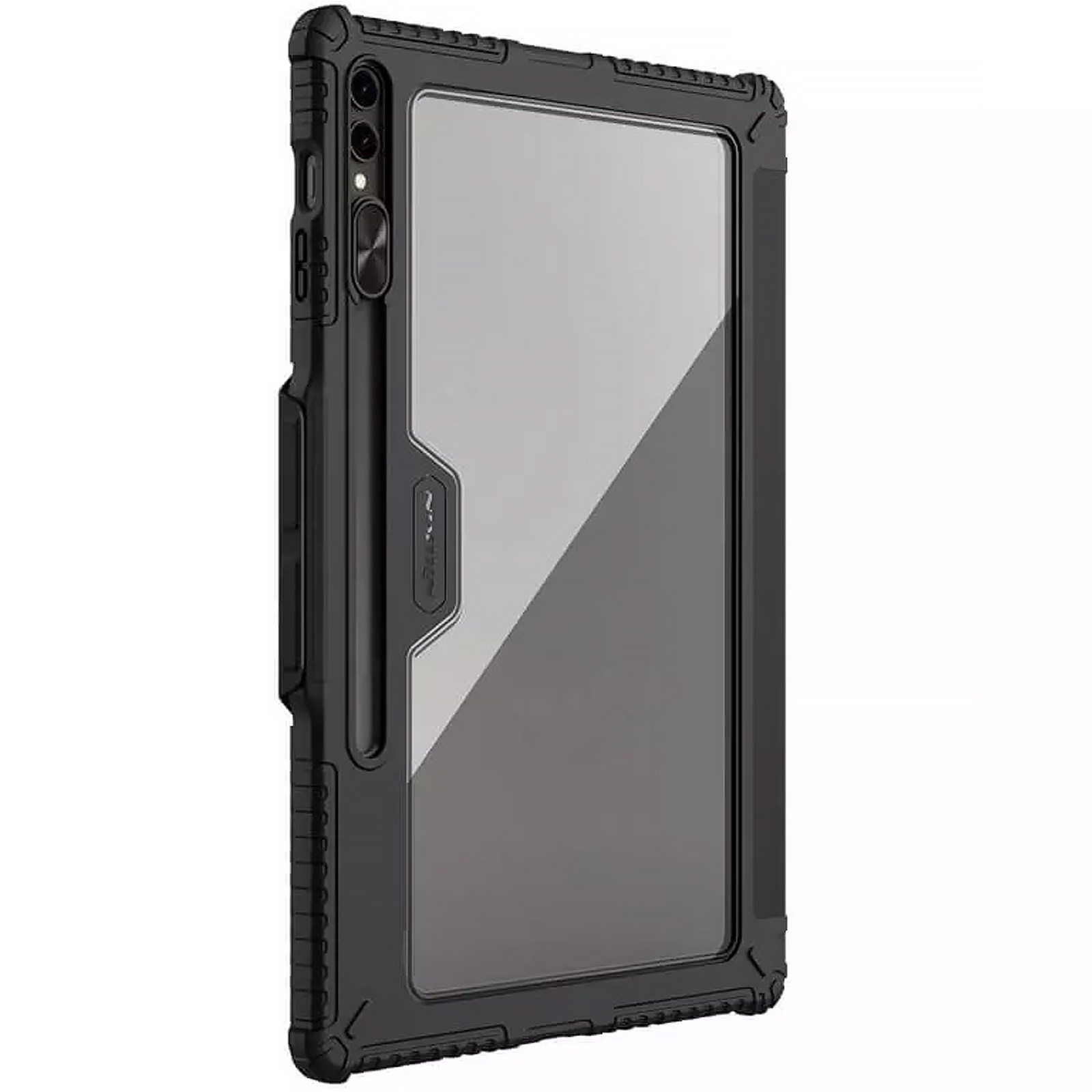 Уценка Чехол-книжка Nillkin Bumper Pro Multi-angle для Samsung Galaxy Tab S10 Ultra / S9 Ultra, Поврежденная упаковка / Black 1, TPU+PC, купить оптом с доставкой