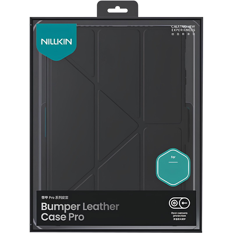 Уценка Чехол-книжка Nillkin Bumper Pro Multi-angle для Samsung Galaxy Tab S10 Ultra / S9 Ultra, Поврежденная упаковка / Black 5, TPU+PC, купить оптом с доставкой