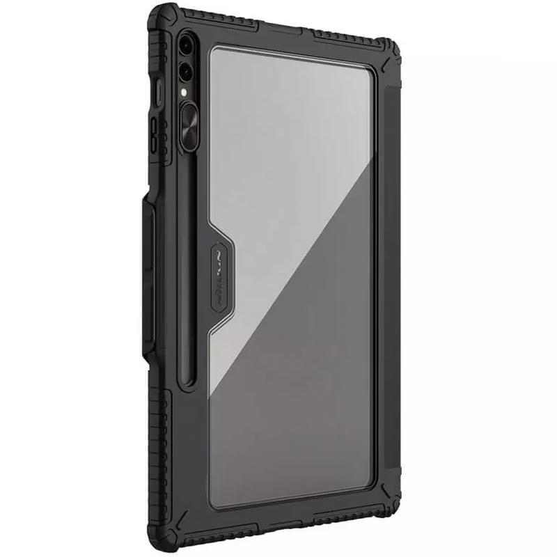 Противоударный чехол-книжка Nillkin Bumper Pro Multi-angle для Samsung Galaxy Tab S10 Ultra (14.6) |С шторкой на камеру| на картинке №2