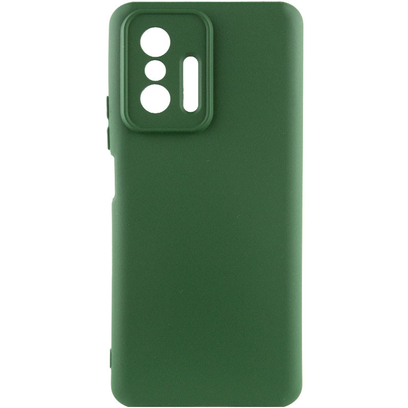 Чехол Silicone Cover Lakshmi Full Camera (AA) для Xiaomi 11T / 11T Pro | Микрофибра на картинке №1