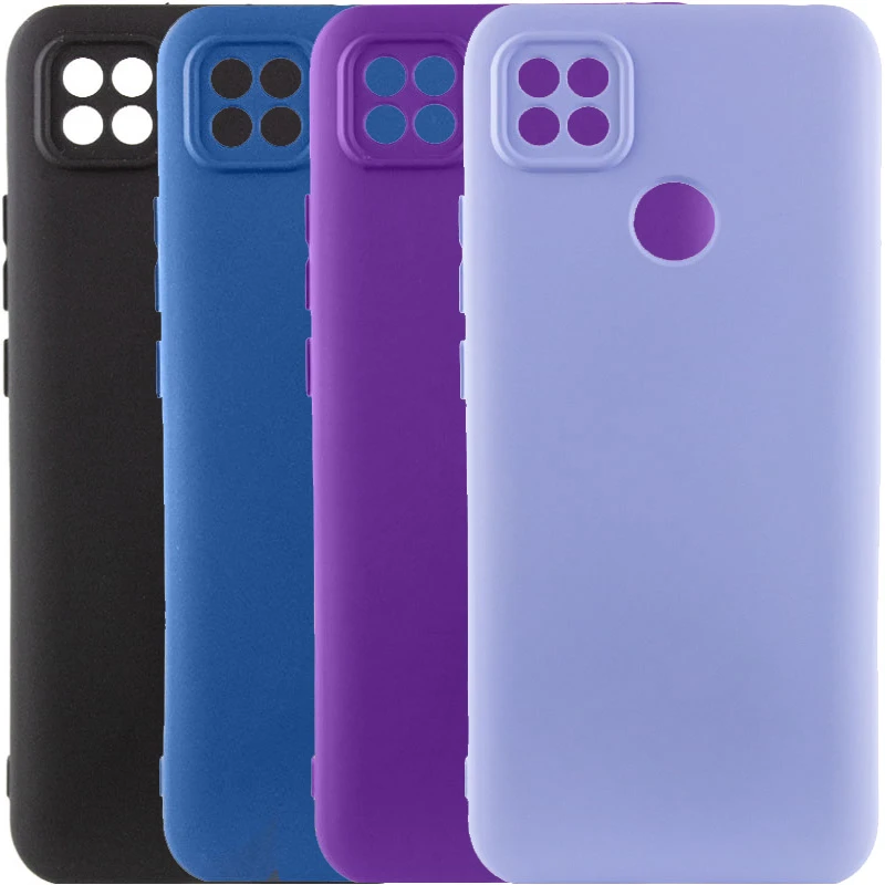 Чохол Silicone Cover Lakshmi Full Camera (AA) для Xiaomi Redmi 10A, Силікон, купити оптом з доставкою