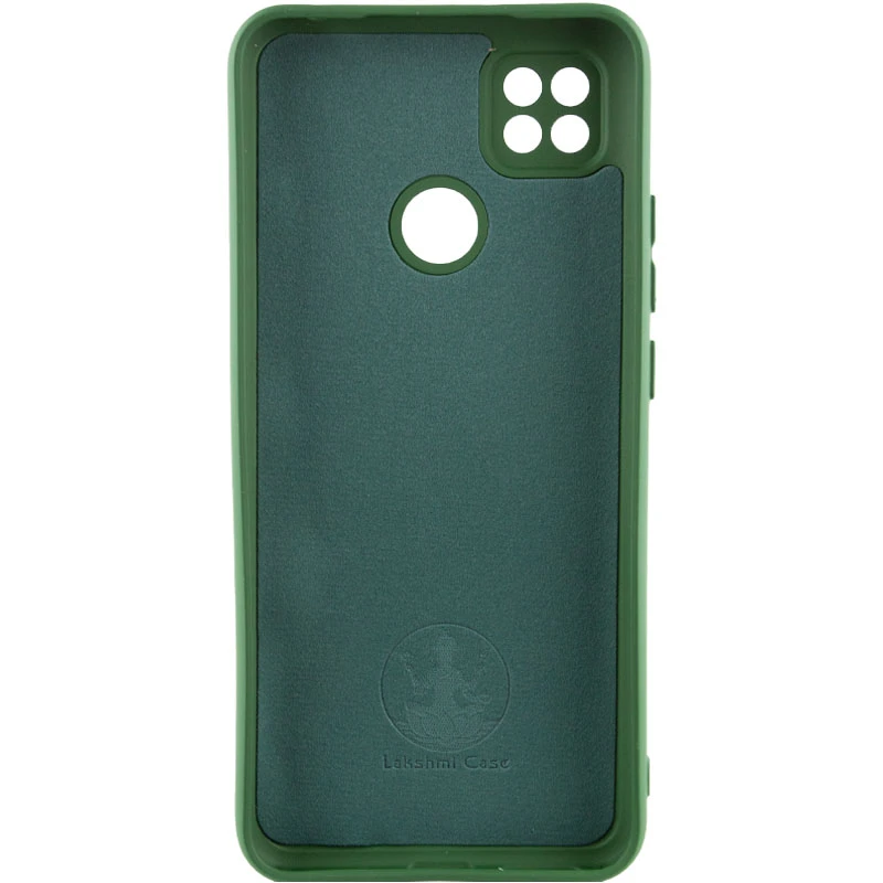 Чохол Silicone Cover Lakshmi Full Camera (AA) для Xiaomi Redmi 10A, Зелений / Dark green 1, Силікон, купити оптом з доставкою
