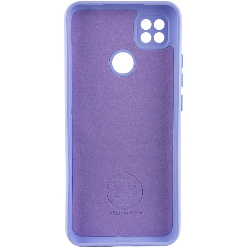Чохол Silicone Cover Lakshmi Full Camera (AA) для Xiaomi Redmi 10A, Бузковий / Dasheen 1, Силікон, купити оптом з доставкою