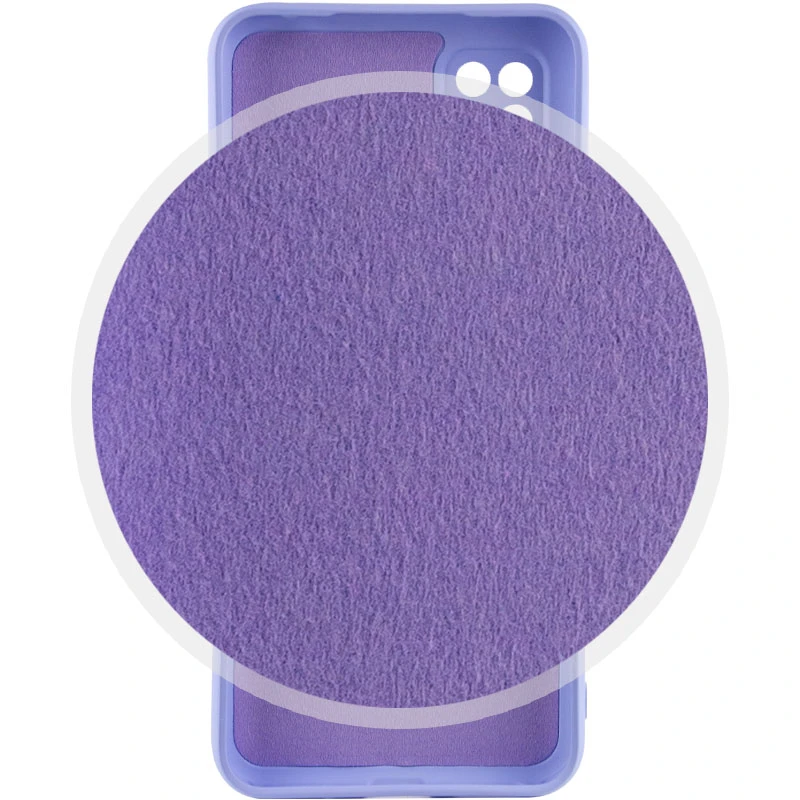 Чохол Silicone Cover Lakshmi Full Camera (AA) для Xiaomi Redmi 10A, Бузковий / Dasheen 2, Силікон, купити оптом з доставкою