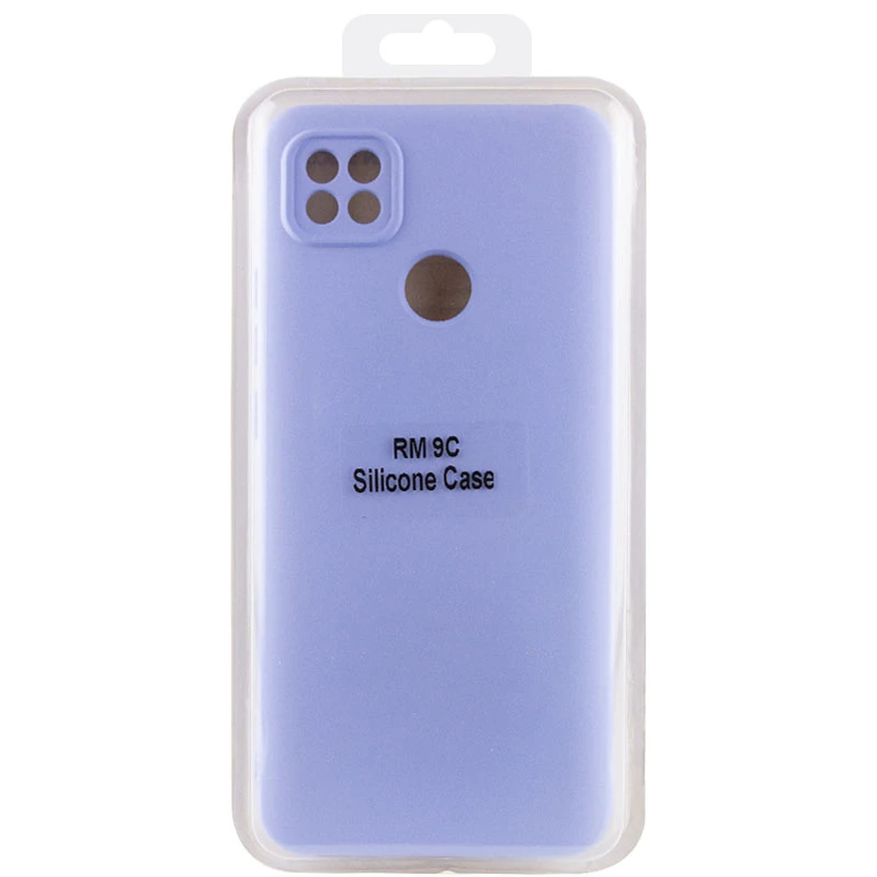 Чохол Silicone Cover Lakshmi Full Camera (AA) для Xiaomi Redmi 10A, Бузковий / Dasheen 4, Силікон, купити оптом з доставкою