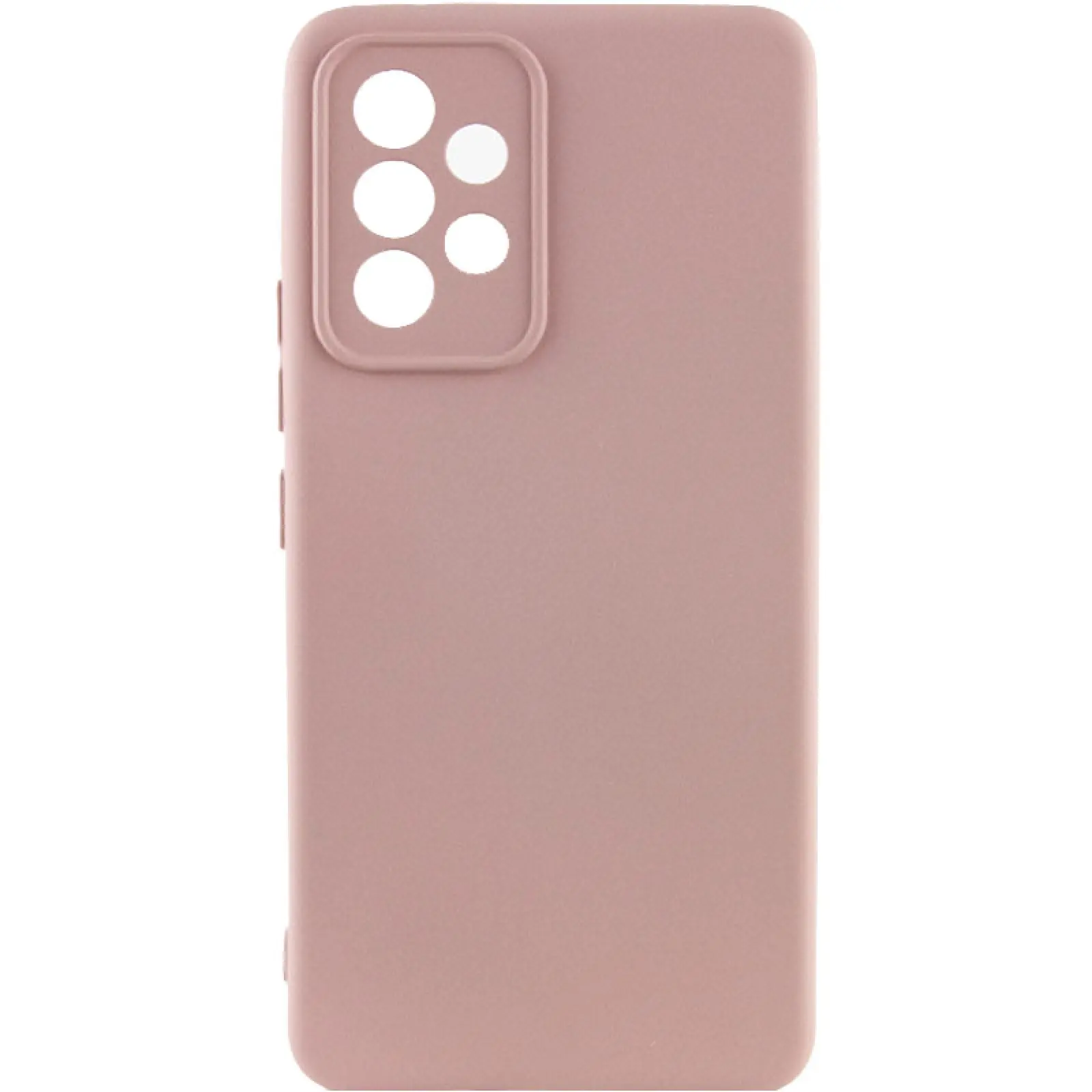 Чехол Silicone Cover Lakshmi Full Camera (AA) для Samsung Galaxy A33 5G, Розовый / Pink Sand, Силикон, купить оптом с доставкой