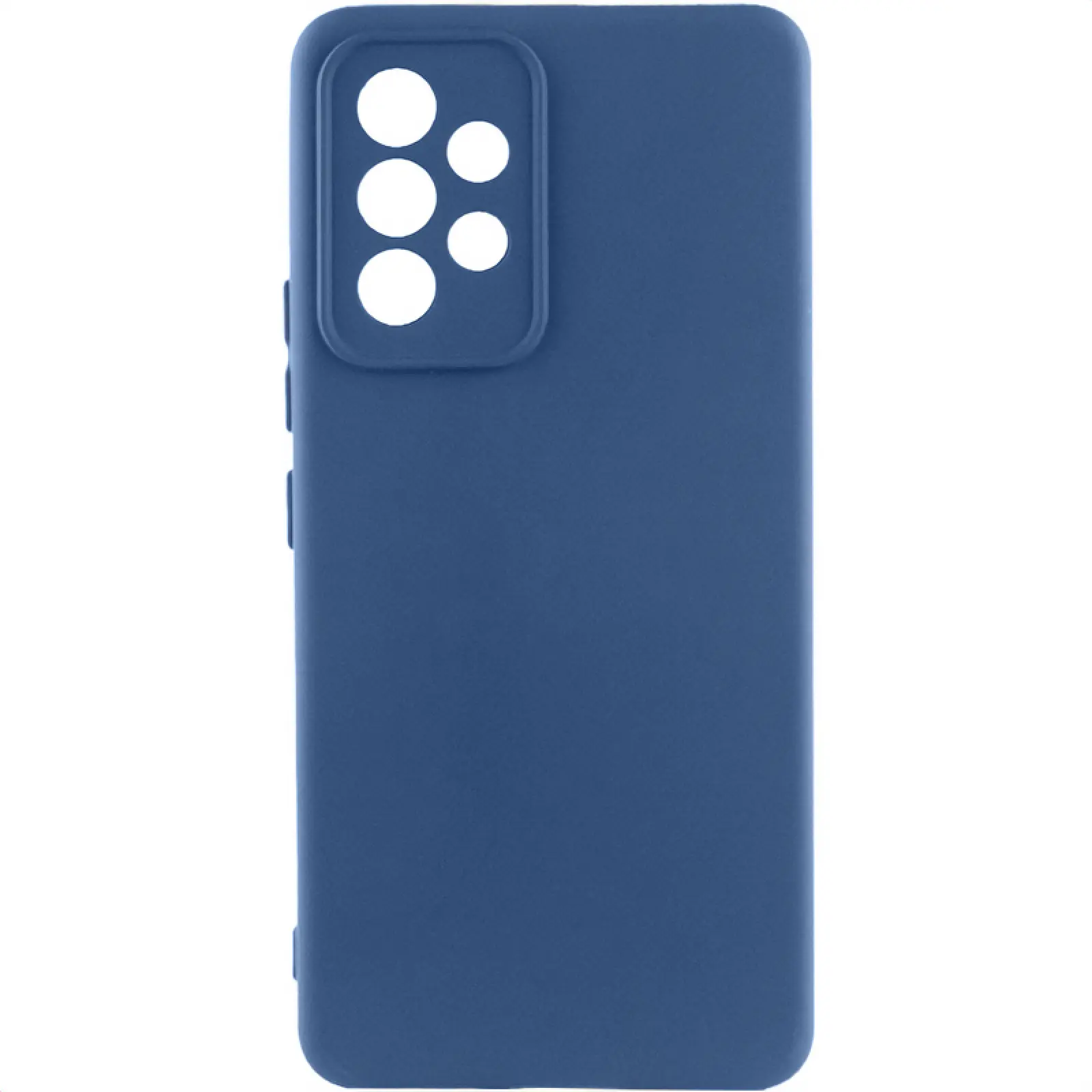 Чехол Silicone Cover Lakshmi Full Camera (AA) для Samsung Galaxy A33 5G, Синий / Navy Blue, Силикон, купить оптом с доставкой
