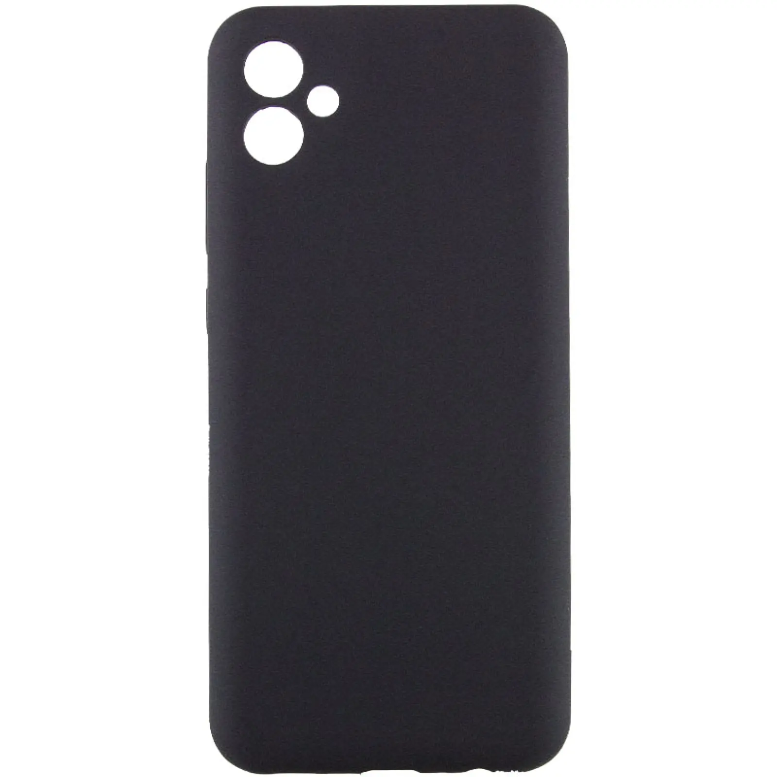 Чехол Silicone Cover Lakshmi Full Camera (AA) для Samsung Galaxy A04, Черный / Black, Силикон, купить оптом с доставкой