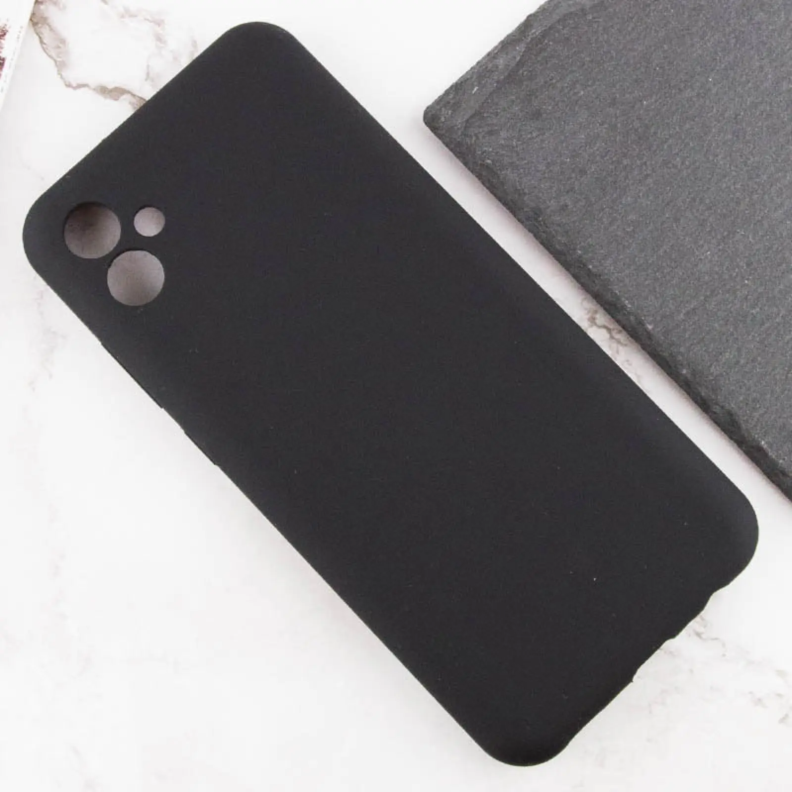 Чехол Silicone Cover Lakshmi Full Camera (AA) для Samsung Galaxy A04, Черный / Black 4, Силикон, купить оптом с доставкой