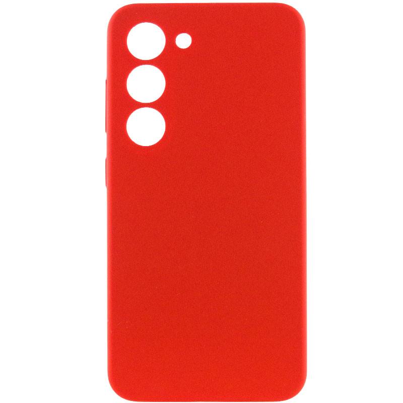Чохол Silicone Cover Lakshmi Full Camera (AA) для Samsung Galaxy S23 | Мікрофібра на малюнкі №1