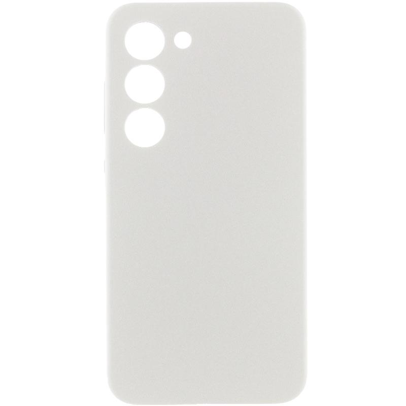 Чохол Silicone Cover Lakshmi Full Camera (AA) для Samsung Galaxy S23 | Мікрофібра на малюнкі №1