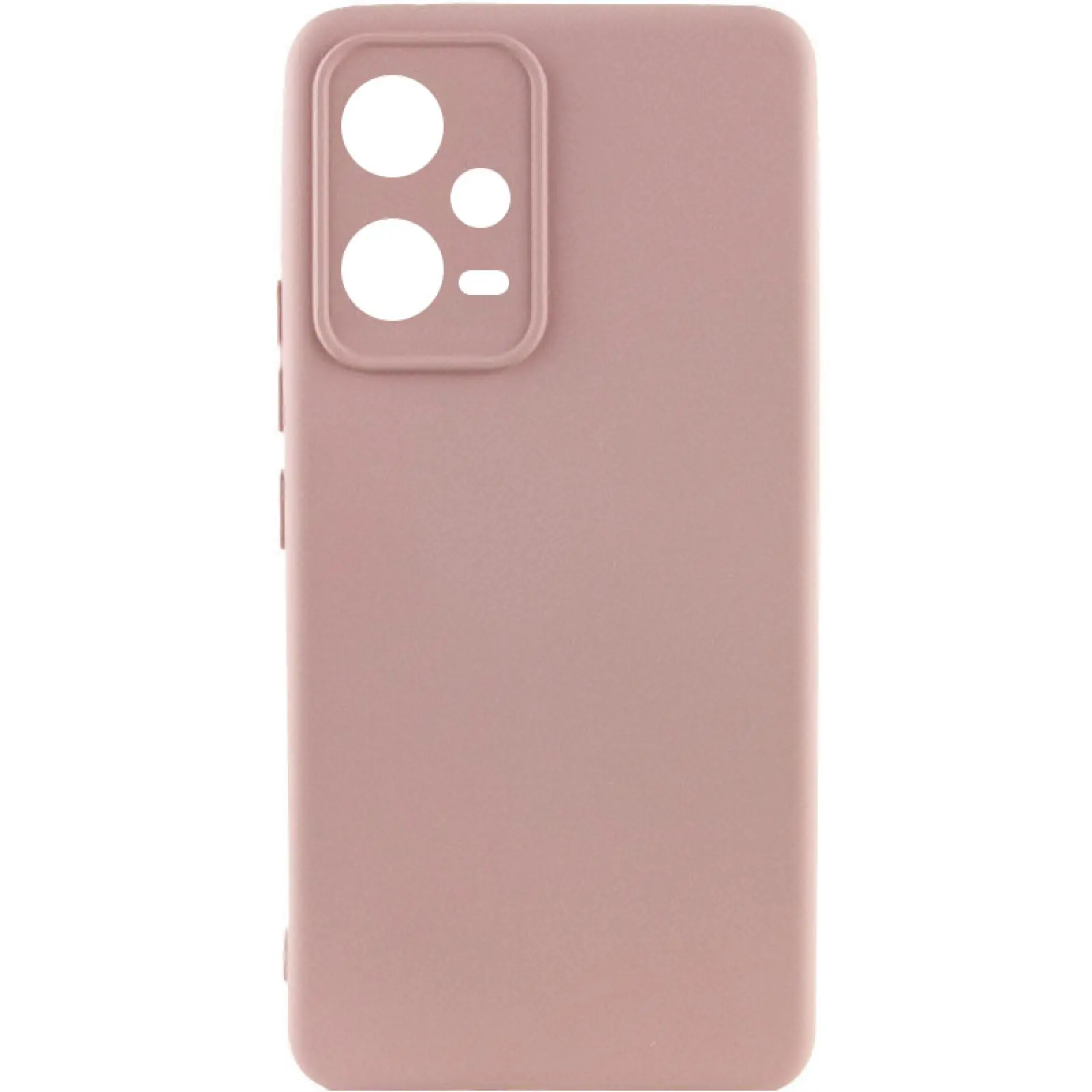 Чехол Silicone Cover Lakshmi Full Camera (AA) для Xiaomi Poco X5 5G / Note 12 5G, Розовый / Pink Sand, Силикон, купить оптом с доставкой