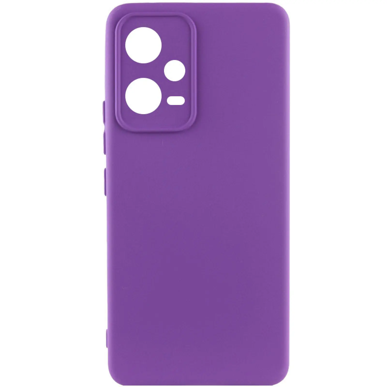 Чехол Silicone Cover Lakshmi Full Camera (AA) для Xiaomi Poco X5 5G / Note 12 5G, Фиолетовый / Purple, Силикон, купить оптом с доставкой