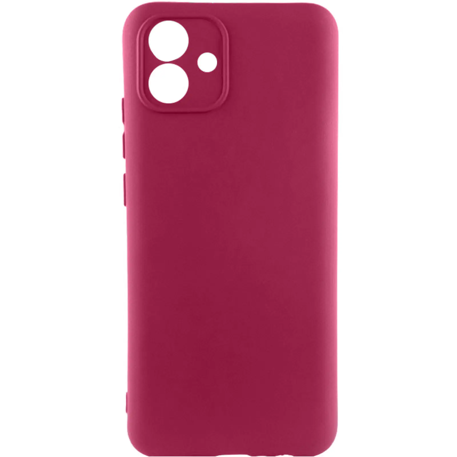 Чехол Silicone Cover Lakshmi Full Camera (AA) для Samsung Galaxy A04e, Бордовый / Marsala, Силикон, купить оптом с доставкой