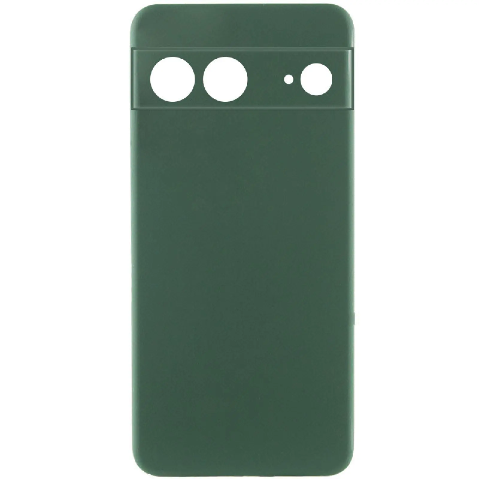 Чехол Silicone Cover Lakshmi Full Camera (AA) для Google Pixel 8, Зеленый / Dark green, Силикон, купить оптом с доставкой