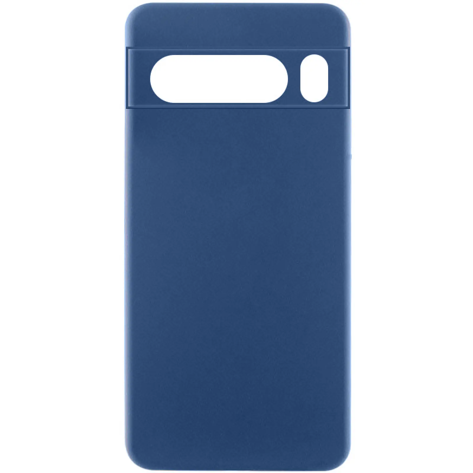 Чехол Silicone Cover Lakshmi Full Camera (AA) для Google Pixel 8 Pro, Синий / Navy Blue, Силикон, купить оптом с доставкой