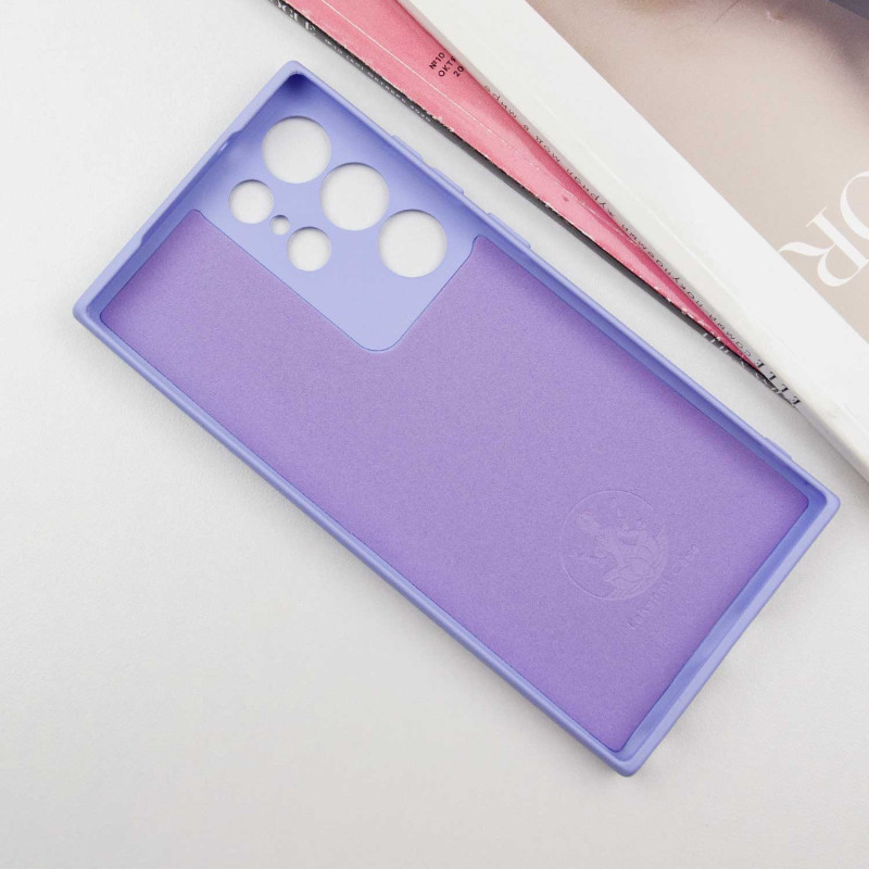 Чохол Silicone Cover Lakshmi Full Camera (AA) для Samsung Galaxy S24 Ultra | Мікрофібра на малюнкі №3