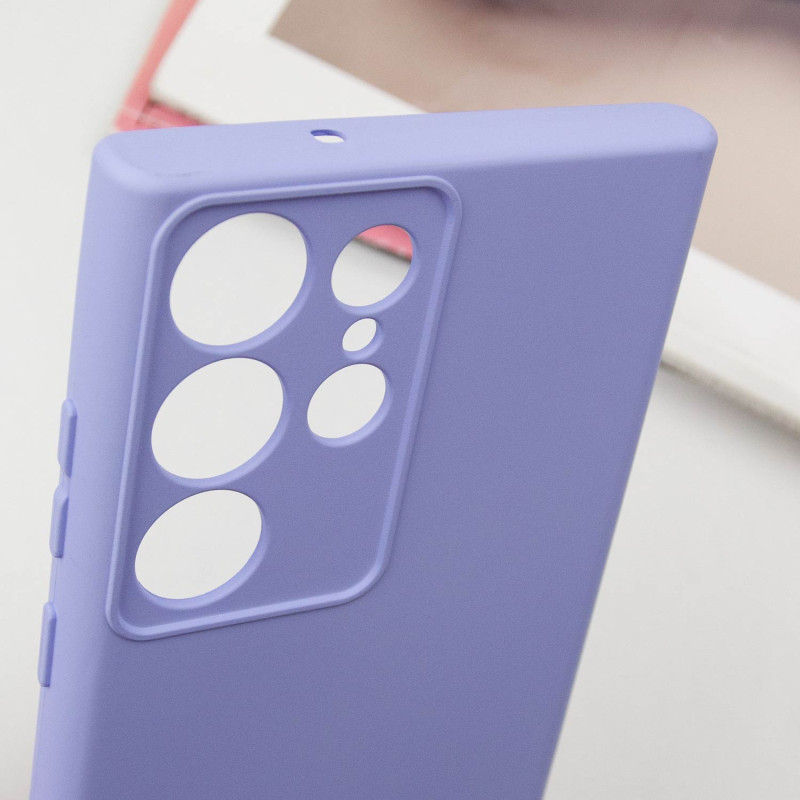 Чохол Silicone Cover Lakshmi Full Camera (AA) для Samsung Galaxy S24 Ultra | Мікрофібра на малюнкі №5